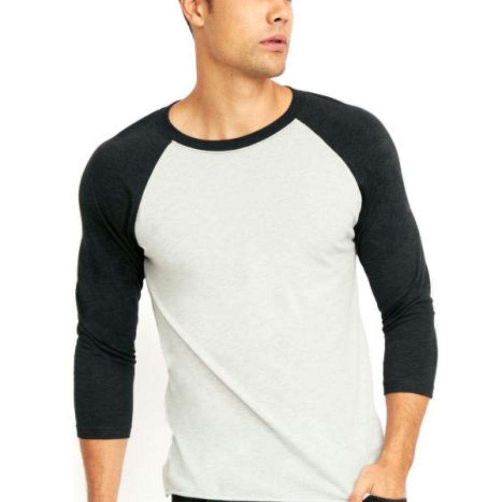 Next Level Unisex Tri-Blend 3/4 Raglan Tee NL6051